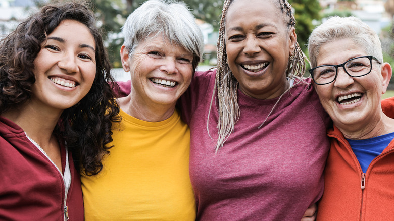 supportive female friends