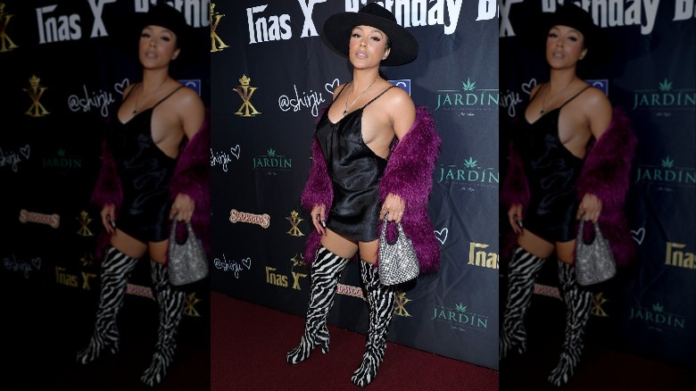 Shantel Jackson dressed up