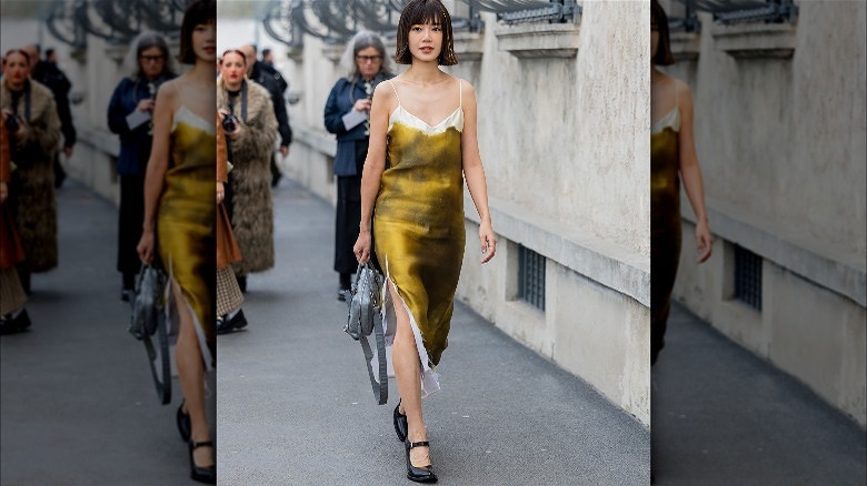 Elva Ni's slip dress