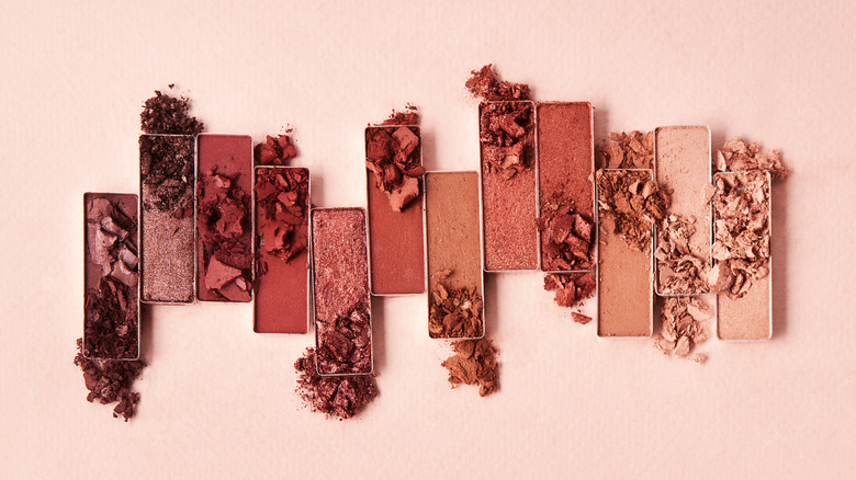 crushed eyeshadow pans