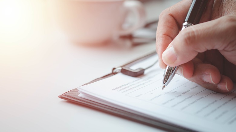 hand making checklist