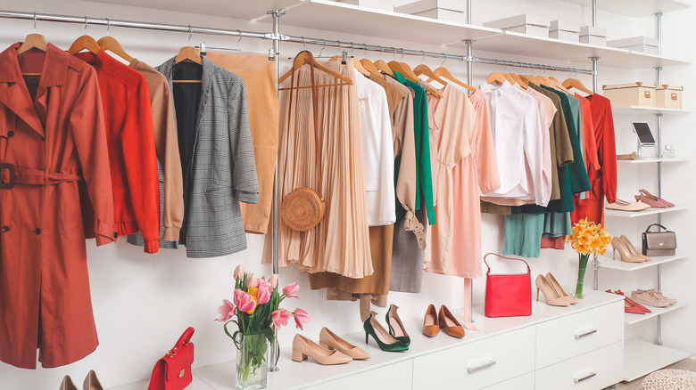 Organized closet