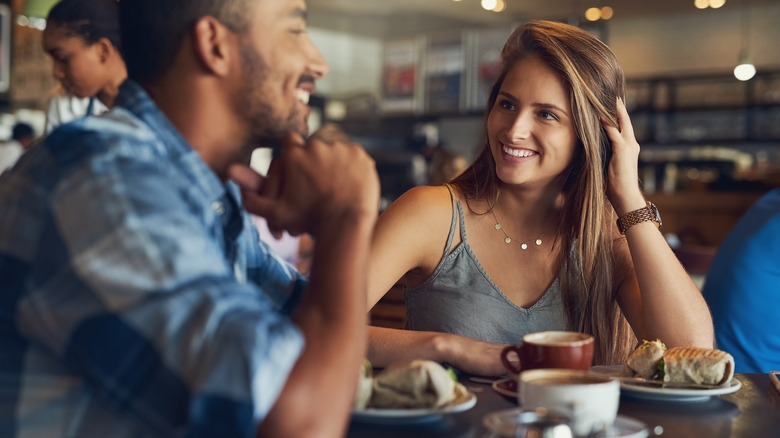 two people on a date