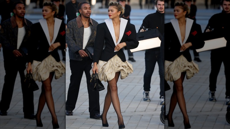 Zendaya at the Louis Vuitton womenswear spring/summer 2025 show in October 2024 during Paris Fashion Week