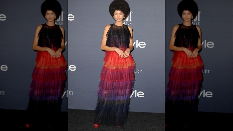 Zendaya at the InStyle Awards in October 2017 in Los Angeles