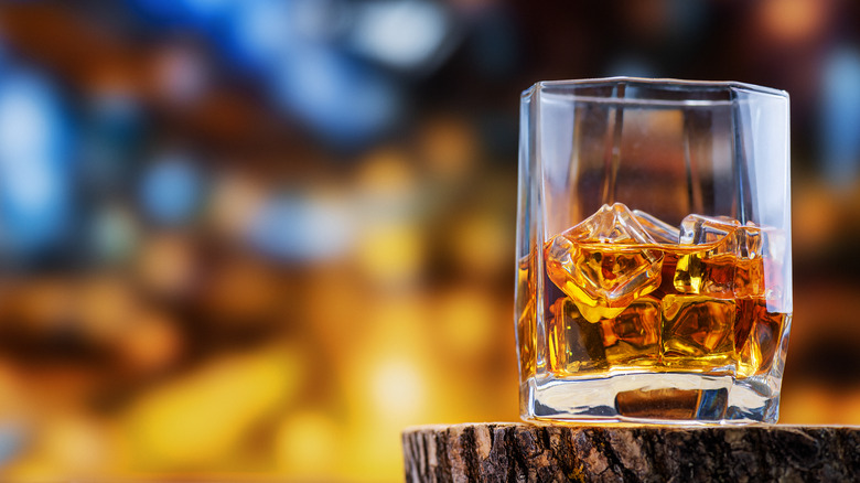 Glass of whiskey