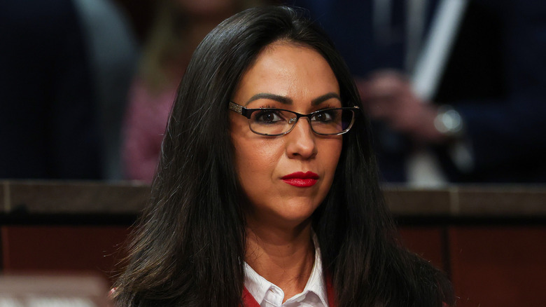 Lauren Boebert wearing glasses