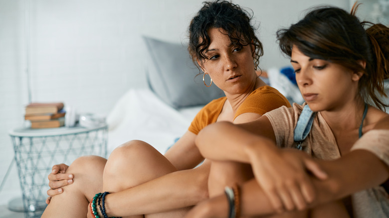 women during disagreement