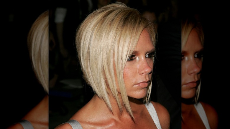 Victoria Beckham in 2007 with an asymmetrical bob