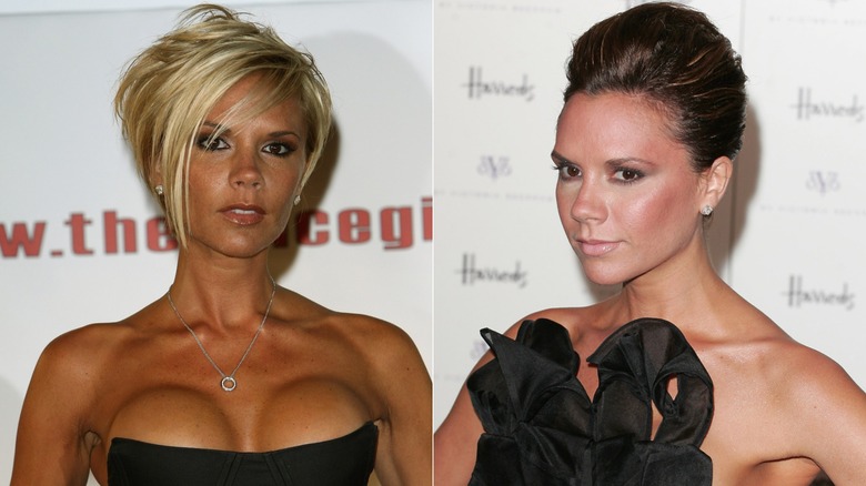 Victoria Beckham in 2007 and 2008