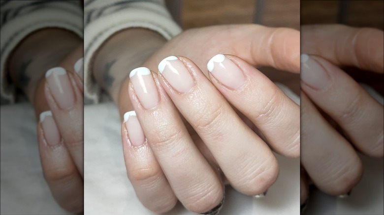 mermaid bra french tips