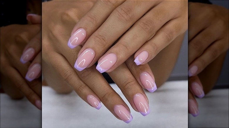 Barbiecore nails