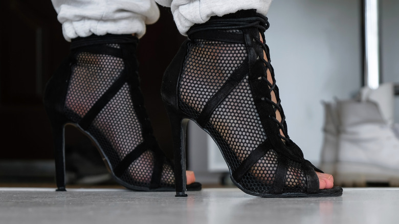 Mesh Heels