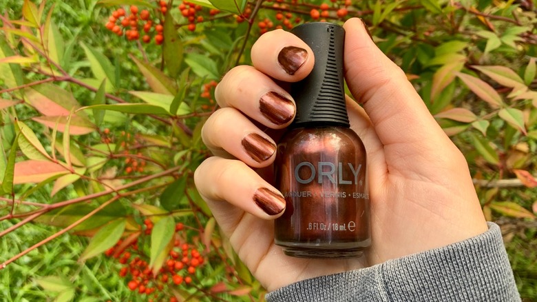 Orly polish in natural light