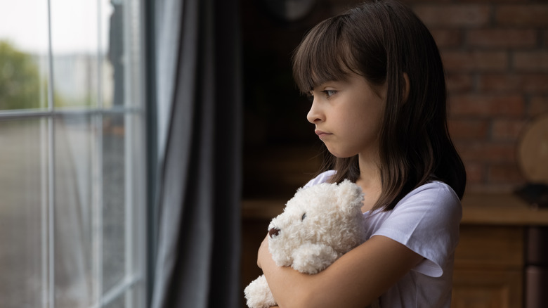 emotionally distressed girl