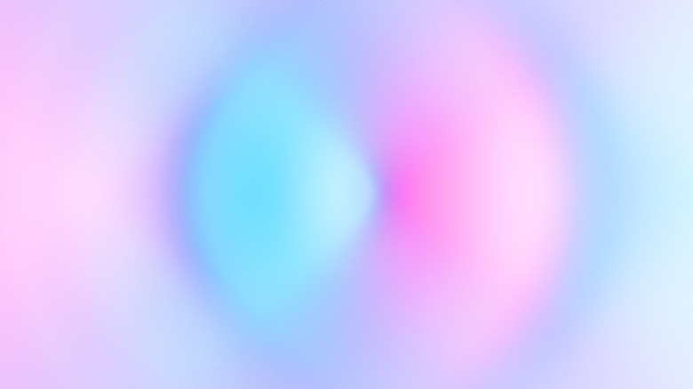 purple and blue aura