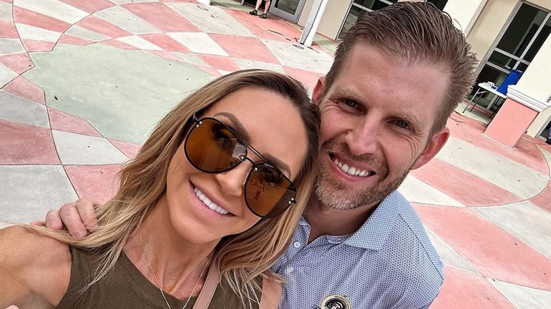 Lara Trump smiling with Eric Trump