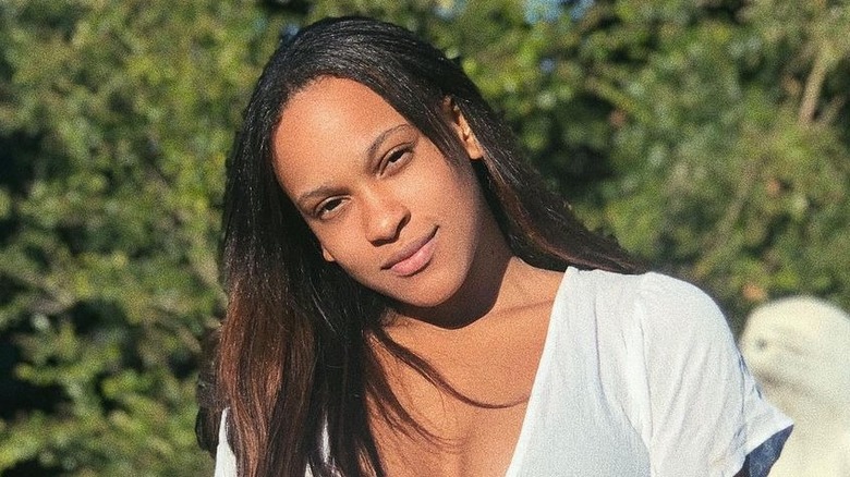 Rebeca Andrade outdoors