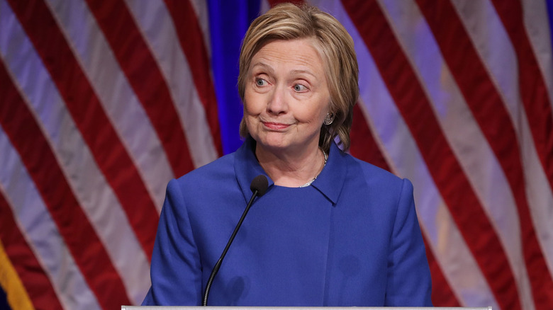 Hillary Clinton with no makeup