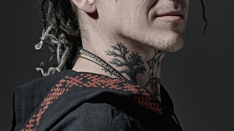 neck tattoo