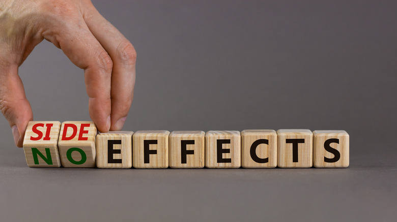 blocks spelling out side effects