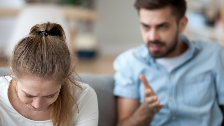 woman being manipulated