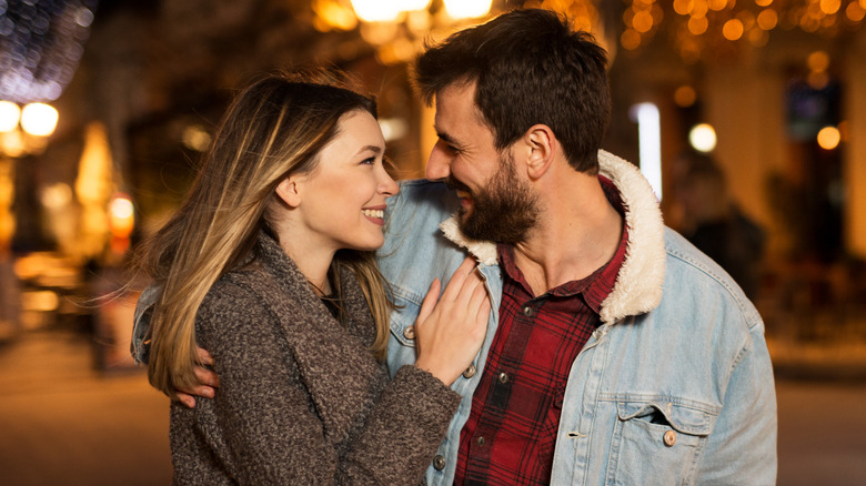 couple enjoying holidays