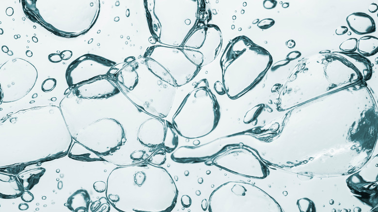 Cosmetic ingredient textured background