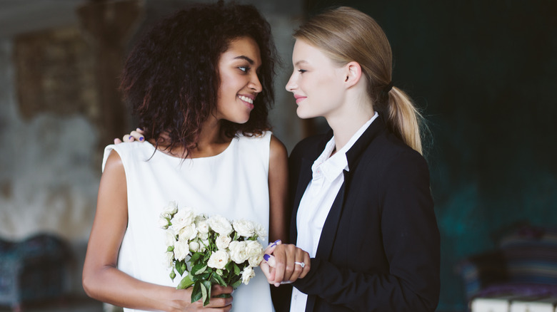 Couple getting married 
