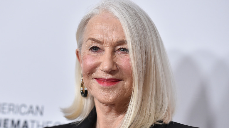 Helen Mirren smiling