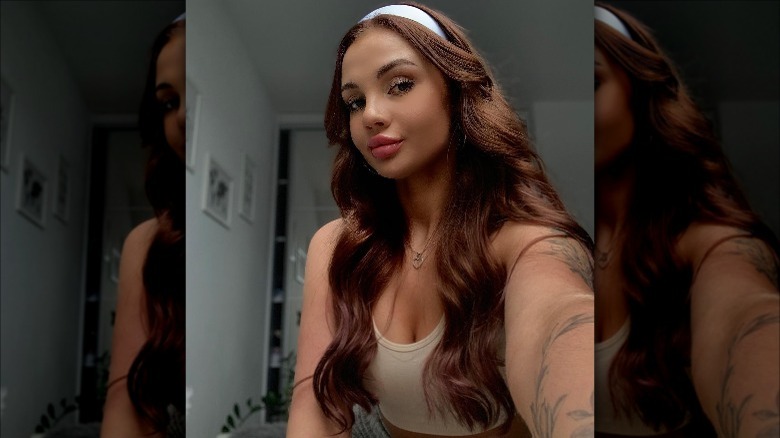 Cinnamon brown hair color