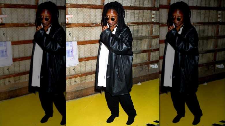 Whoopi Goldberg wearing loose clothing at the MTV Movie Awards.