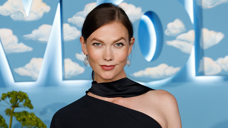 Karlie Kloss with dark hair
