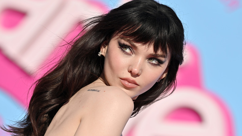 Dove Cameron with dark hair