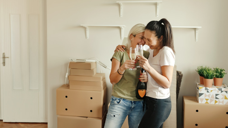 Women celebrating new chapter