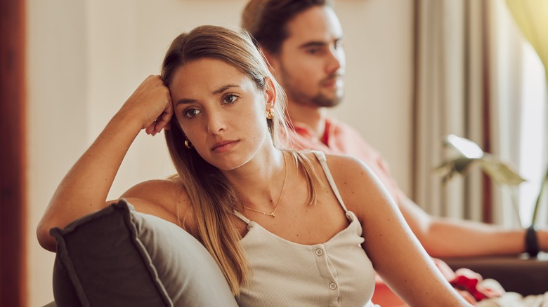 person holding up hand