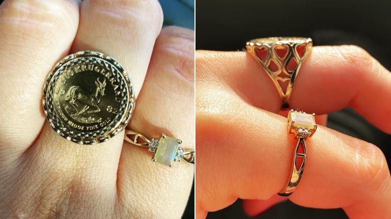 signet ring with an animal