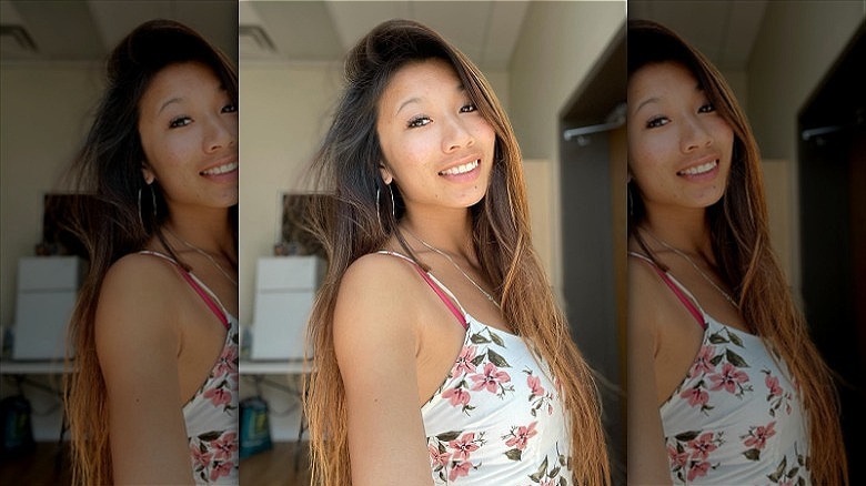 woman witch witchy brunette ombré hair