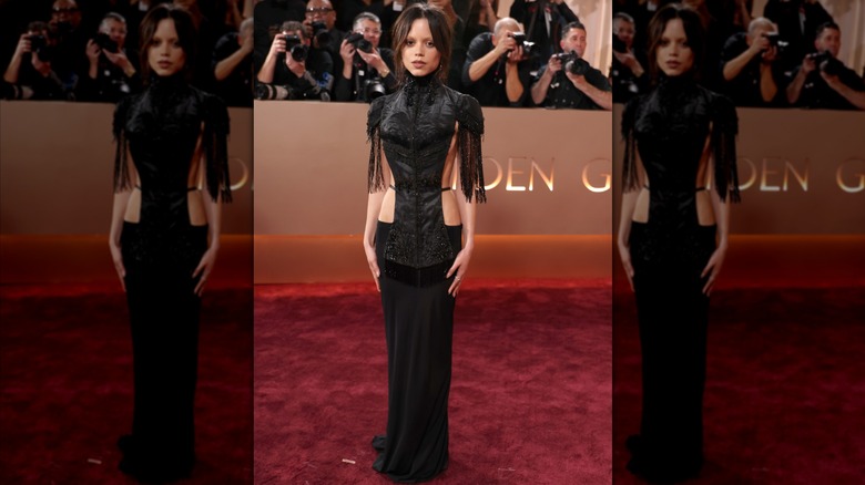 Jenna Ortega at the 2026 Golden Globes