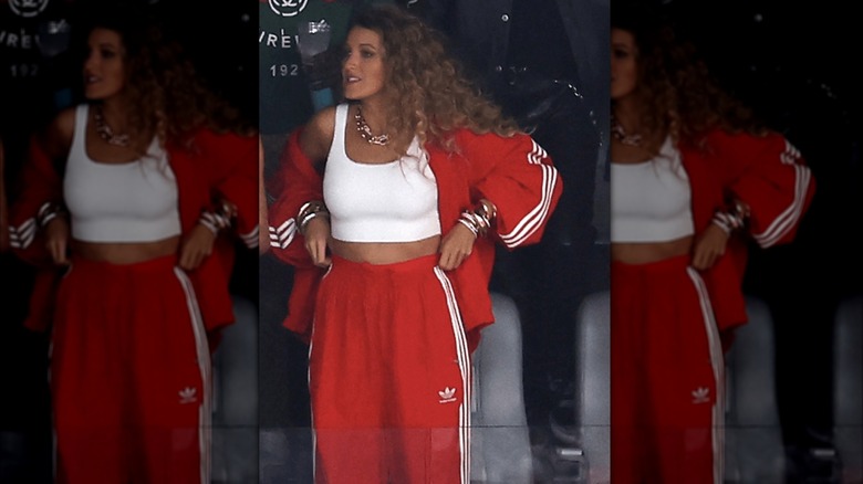 Blake Lively at the 2024 Super Bowl