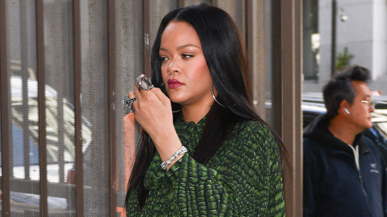 Rihanna photographed on Valentine's Day 2025.