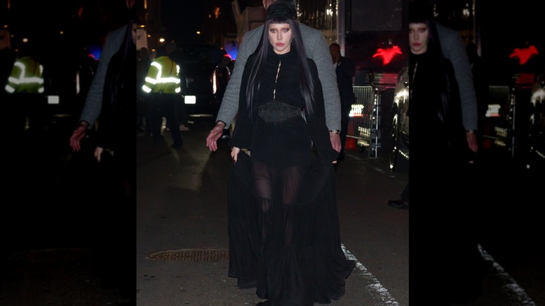 Lady Gaga photographed on Valentine's Day 2025 in New York City.