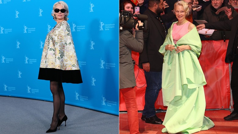 Pamela Anderson on February 14, 2026