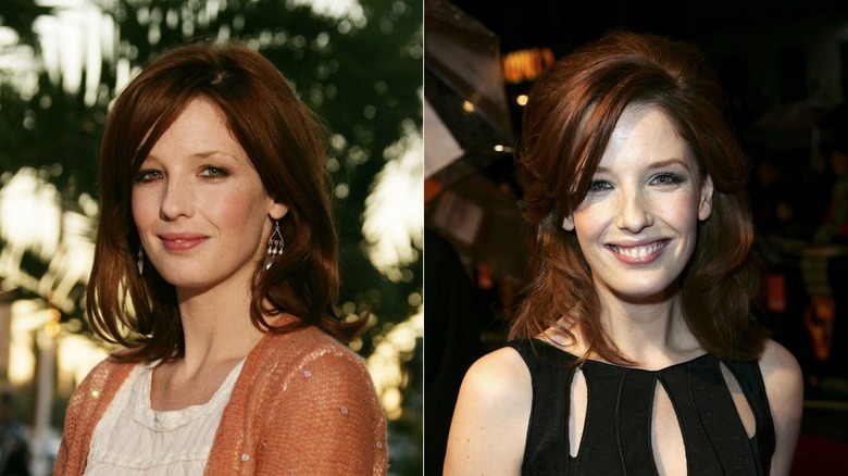 Kelly Reilly with chestnut hair