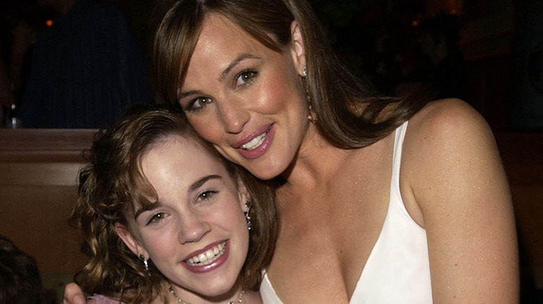 Christa B. Allen and Jennifer Garner take a photo together