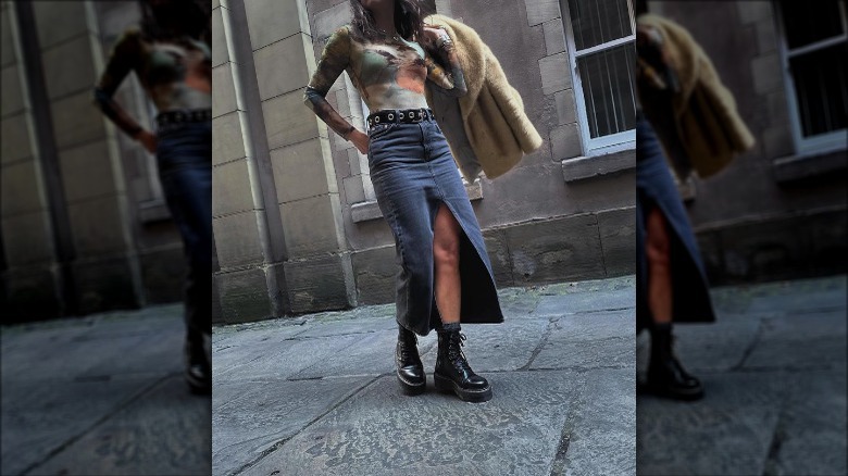 Instagram user Kat in bodysuit