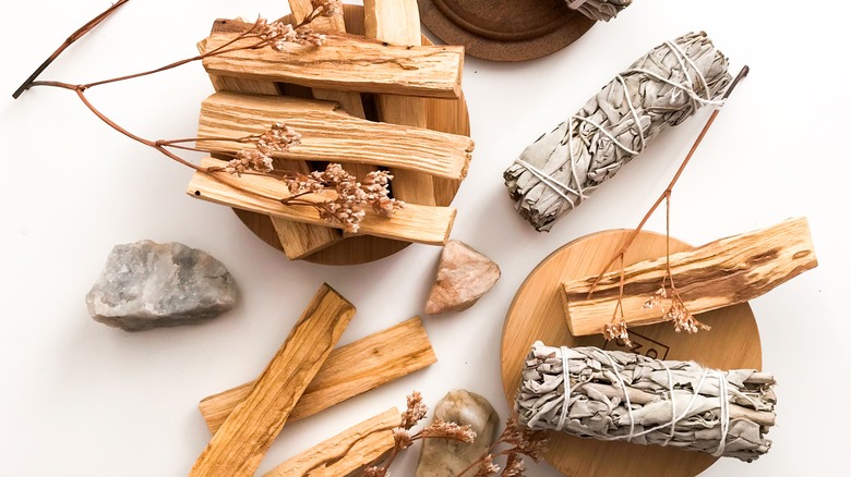sage and palo santo
