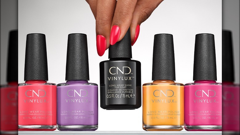VinyLux nail polish bottles