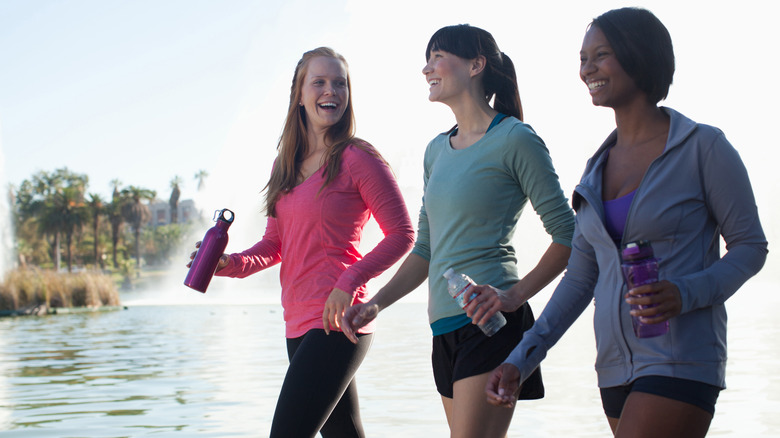 Group of women on walk