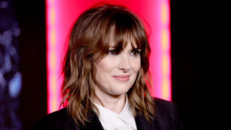 Winona Ryder smiling